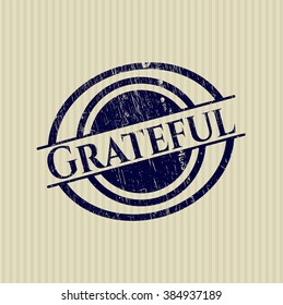 Grateful rubber seal