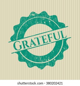 Grateful with rubber seal texture