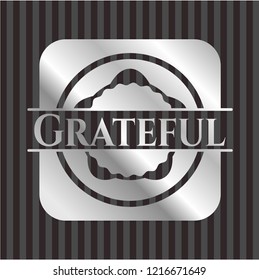 Grateful silvery emblem