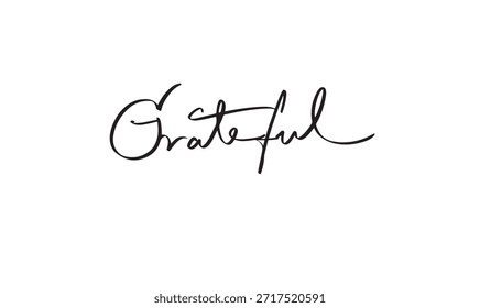 grata texto fonte caligrafia mão escrita lettering script preto cor objeto ícone gratidão gratidão ação agradecimento feliz feriado banner celebração abençoado grato outono amor arte