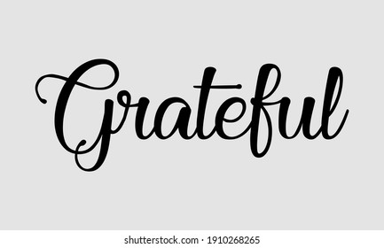 Grateful Vector And Clip Art