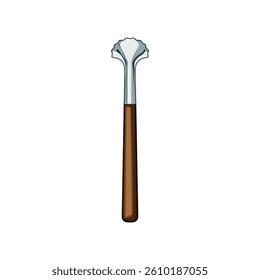 grater coconut scraper tool cartoon. shredder manual, stainless steel, blade handle grater coconut scraper tool sign. isolated symbol vector illustration