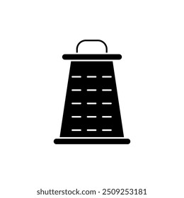 ícone da linha de conceito do grater. Ilustração de elemento simples. design de símbolo de esboço de conceito maior.