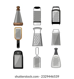 grater cooking set cartoon. cuisine kitchen, metal healthy, ingredient object grater cooking sign. isolated symbol vector illustration