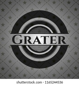 Grater dark badge