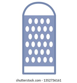 grater flat illustration on white