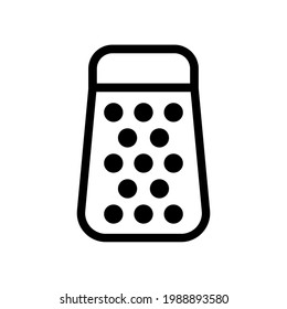 Grater icon. Black icon. Vector illustration.