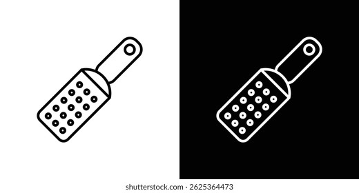 Grater icon concept stroke on white background