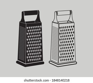 grater icon design. Symbol of cooking utensils. grater vector illustration symbol icon clipart on white isolated background.