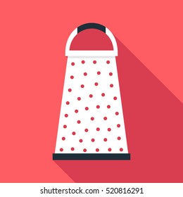 Grater icon. Flat illustration of grater vector icon for web