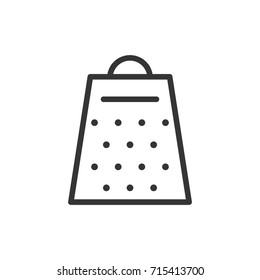 Grater icon, illustration isolated vector sign symbol