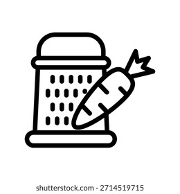 Grater icon illustration vector design template