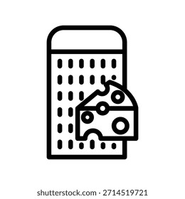 Plantilla de diseño de Vector de ilustración de icono de rallador