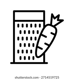 Grater icon illustration vector design template