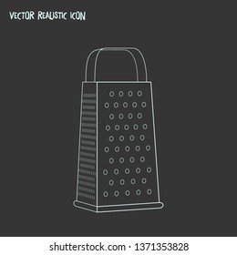 Grater icon line element. Vector illustration of grater icon line isolated on clean background for your web mobile app logo design.