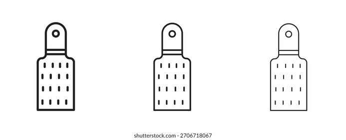 Grater icon with outline style, vector illustration designs
