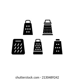 Grater Icon Set Vector Symbol Design Illustration