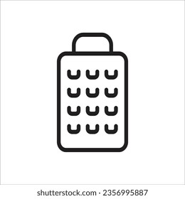 grater icon simple design art eps10
