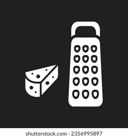 grater icon simple design art eps 10