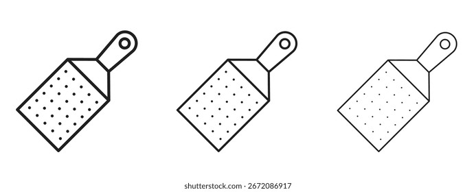Icono de rallador. Ilustración de elemento simple. Puede ser utilizado para el Web y el móvil.