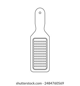 diseño de ilustración simple de icono de rallador
