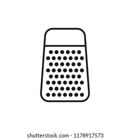 Grater icon. Simple kitchen and cooking illustration. Vector sign for mobile app or website.