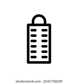 grater icon. Simple vector sign.