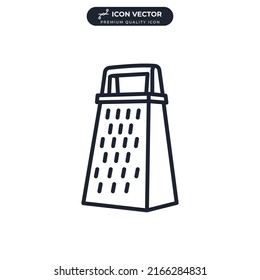 grater icon symbol template for graphic and web design collection logo vector illustration