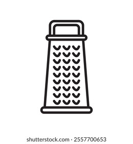 Grater icon Thin line art collection