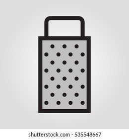 Grater icon in trendy flat style isolated on grey background. Kitchen symbol for your design, logo, UI. Vector illustration, EPS10.