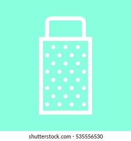 Grater icon in trendy flat style isolated on grey background. Kitchen symbol for your design, logo, UI. Vector illustration, EPS10.
