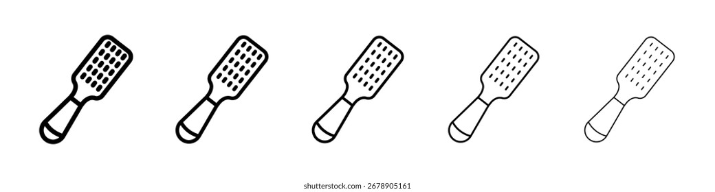 Ilustración de Arte vectorial de icono de rallador