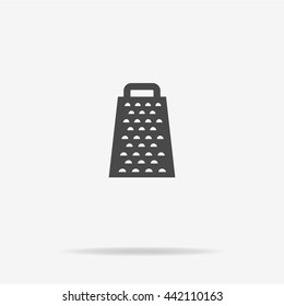 Grater icon. Vector concept illustration for design.