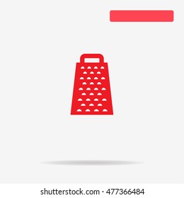 Grater icon. Vector concept illustration for design.