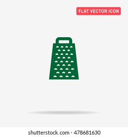 Grater icon. Vector concept illustration for design.