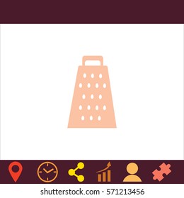 Grater.  icon. Vector design. 
