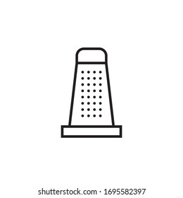 grater icon vector illustration outline style design. isolated on white background