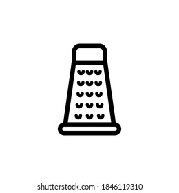 grater icon vector line art design editable stroke