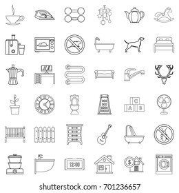 Grater icons set. Outline style of 36 grater vector icons for web isolated on white background