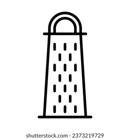 grater kitchen utensil icon in line