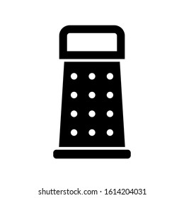 grater - kitchen utensils icon vector design template