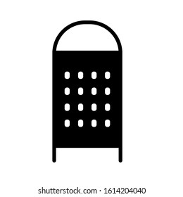 grater - kitchen utensils icon vector design template