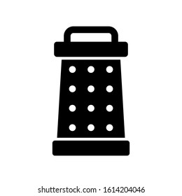 grater - kitchen utensils icon vector design template