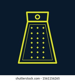 grater kitchenware outline icon vector for apps and web.