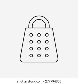 Grater line icon