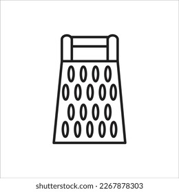 grater line vector new icon