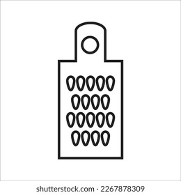 grater line vector new icon