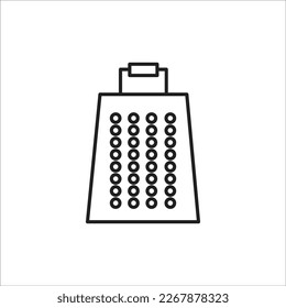 grater line vector new icon