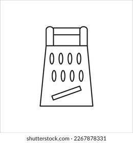 grater line vector new icon