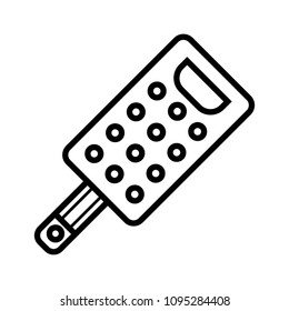 grater silhouette icon